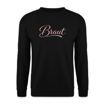 Braut - Unisex Pullover - Schwarz - Vorne - Alina (178cm) & Michal (187cm)