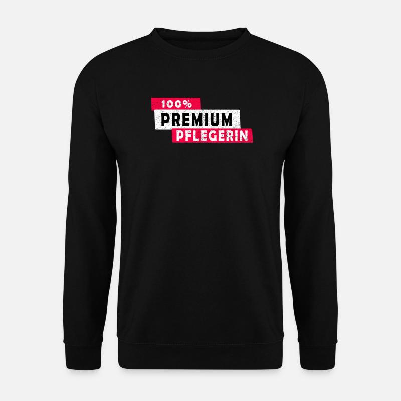100% Premium Pflegerin Design / Geschenkidee - Unisex Pullover - Schwarz