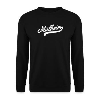 Mülheim Retro - Unisex Pullover - Schwarz - Vorne - Alina (178cm) & Michal (187cm)