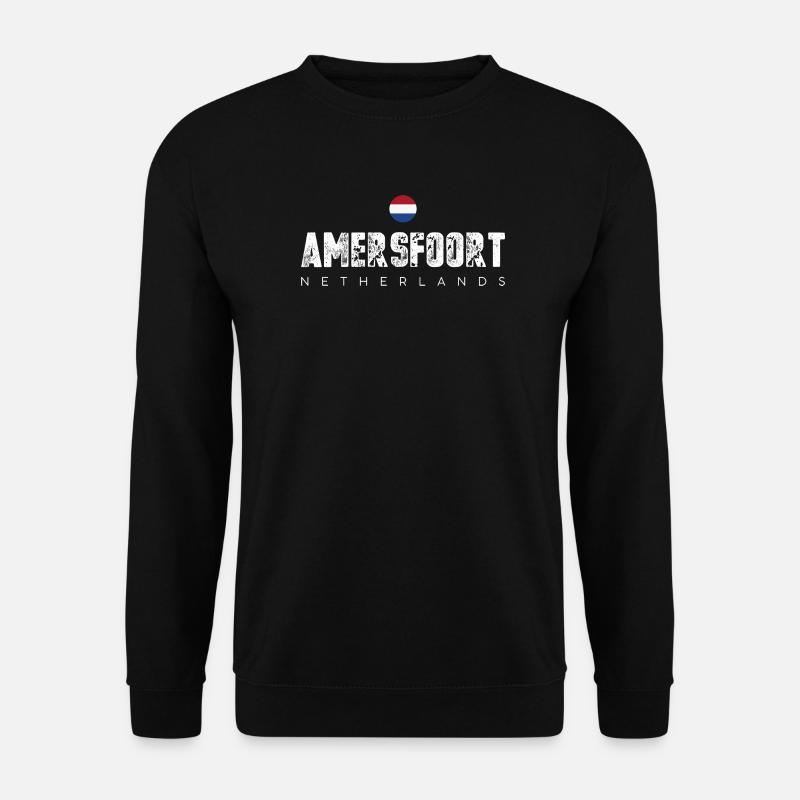 Amerfoort Netherlands Crest Tee - Unisex Sweatshirt - black