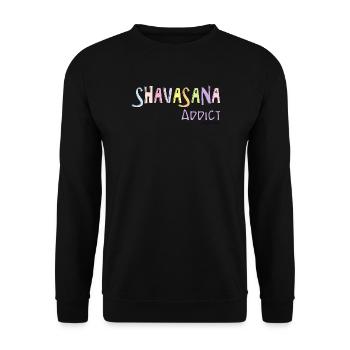 Shavasana Addict - Sweat-shirt Unisexe - noir - Devant - Alina (178cm) & Michal (187cm)