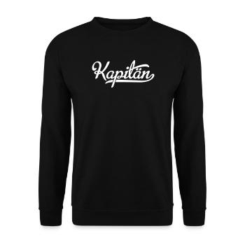 Kapitän - Unisex Pullover - Schwarz - Vorne - Alina (178cm) & Michal (187cm)