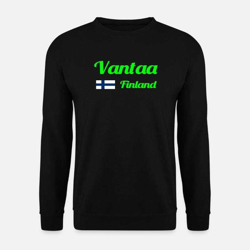 Vantaa Finnland Drucken - Unisex Pullover - Schwarz