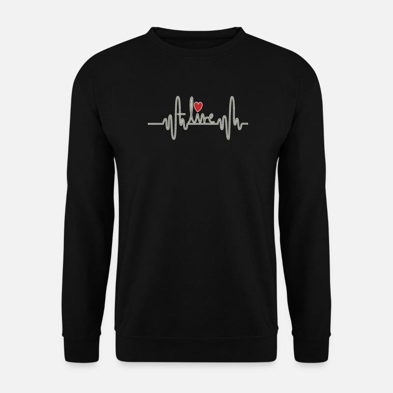Lebendig - Unisex Pullover - Schwarz