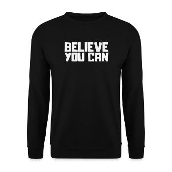 I think you can. Motivation Sport Success Courage - Unisex Sweatshirt - black - Front - Alina (178cm) & Michal (187cm)