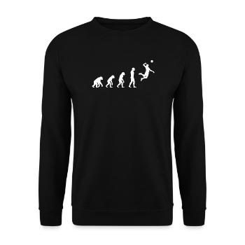 Volley-ball Evolution - Sweat-shirt Unisexe - noir - Devant - Alina (178cm) & Michal (187cm)