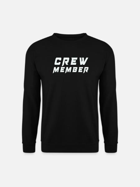 Crew Member Patch Tee - Unisex Sweatshirt - black