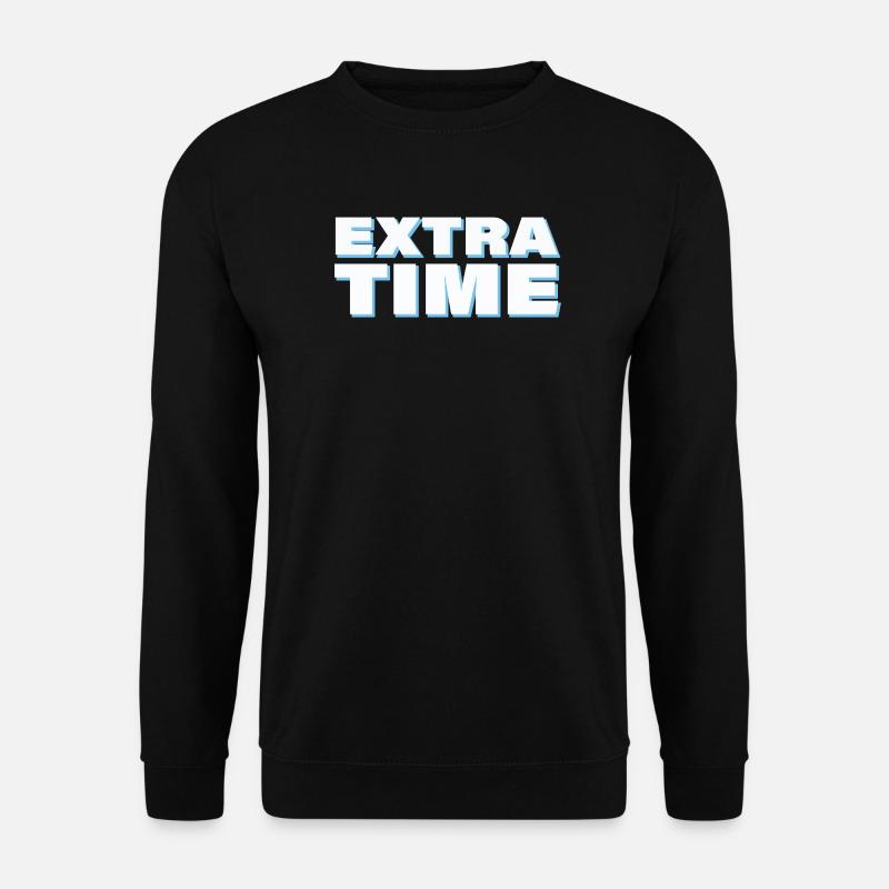 EXTRA TIME - Unisex Pullover - Schwarz