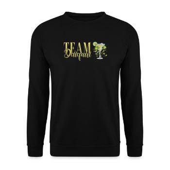 Junggesellinnenabschied Cocktail Team Daiquiri - Unisex Pullover - Schwarz - Vorne - Alina (178cm) & Michal (187cm)
