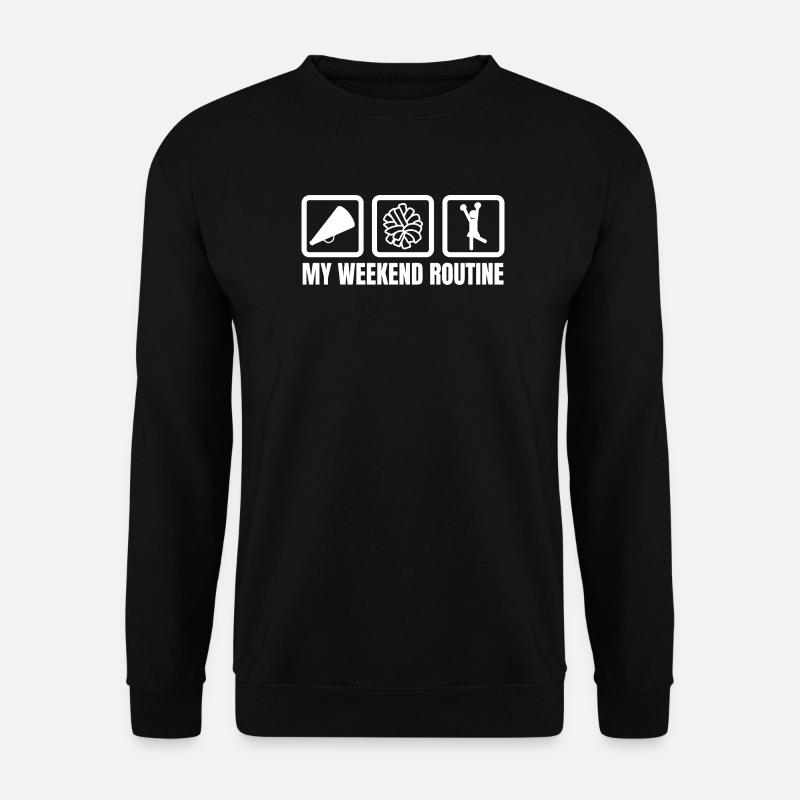 Ma routine du week-end - Sweat-shirt Unisexe - noir