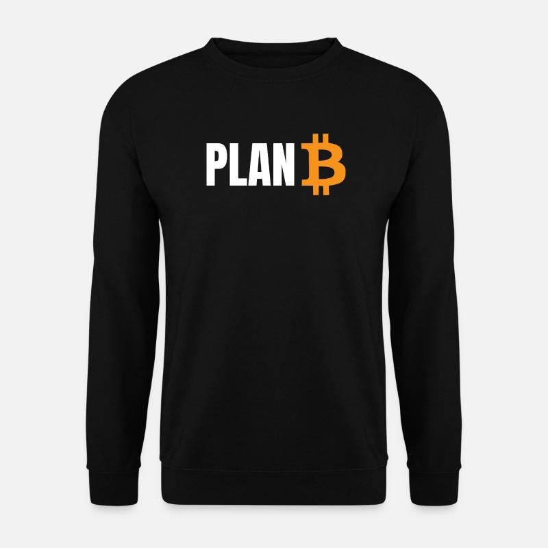Plan Bitcoin - Unisex Pullover - Schwarz