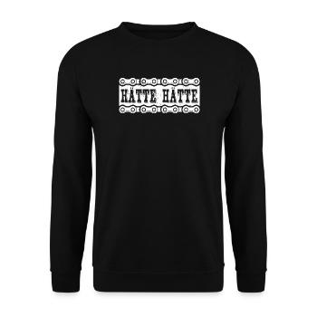 Bicycle chain - Unisex Sweatshirt - black - Front - Alina (178cm) & Michal (187cm)