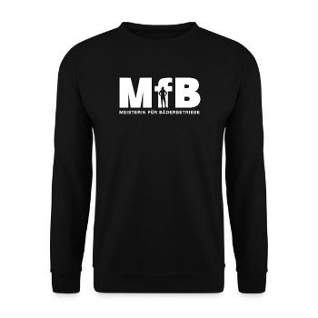 MfB Meisterin für Bäderbetriebe Bademeisterin - Unisex Pullover - Schwarz - Vorne - Alina (178cm) & Michal (187cm)