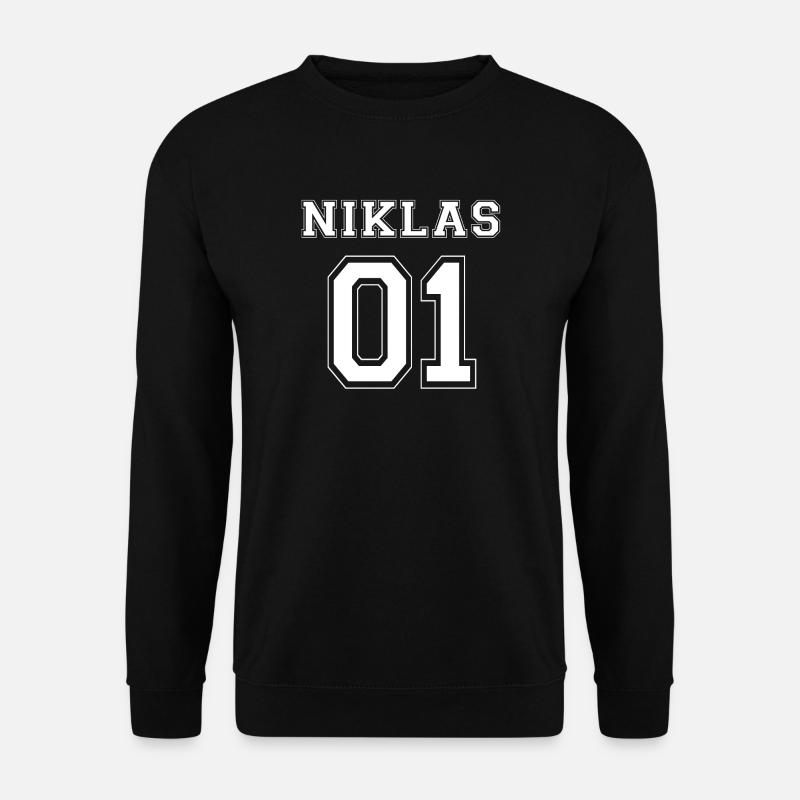Niklas 01 - édition blanche - Sweat-shirt Unisexe - noir