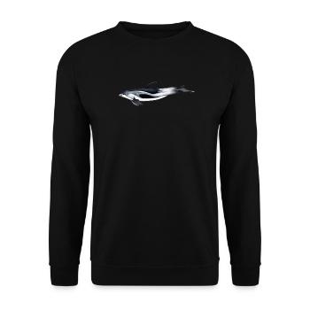White-beaked dolphin - White beaked dolphin - Unisex Sweatshirt - black - Front - Alina (178cm) & Michal (187cm)