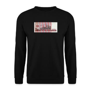 50 marks de la RDA - Sweat-shirt Unisexe - noir - Devant - Alina (178cm) & Michal (187cm)