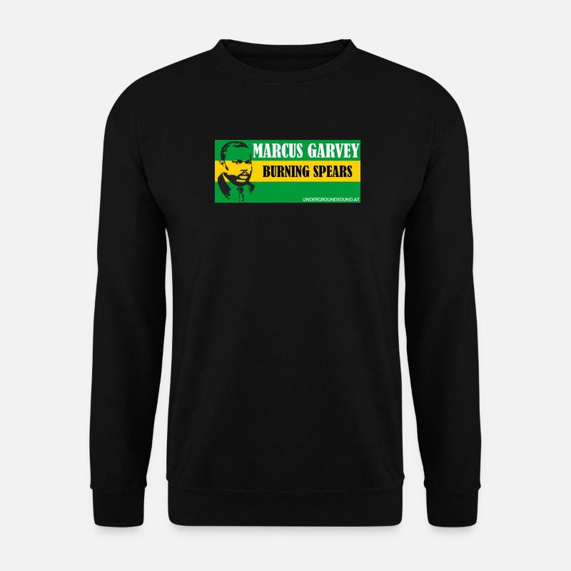 Garvey Brennender Speer Shirt - Unisex Pullover - Schwarz