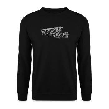 DarssCoast - Original Brand - Unisex Pullover - Schwarz - Vorne - Alina (178cm) & Michal (187cm)