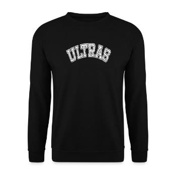 Ultras Retro Style - Unisex Pullover - Schwarz - Vorne - Alina (178cm) & Michal (187cm)