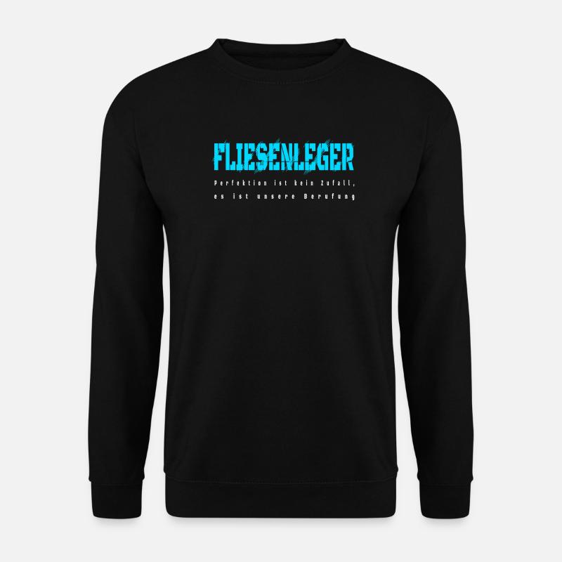 Fliesenleger Design - Unisex Pullover - Schwarz