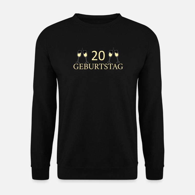 20th Birthday 20 Years Birthday - Unisex Sweatshirt - black