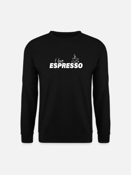I LOVE ESPRESSO - Unisex Sweatshirt - black
