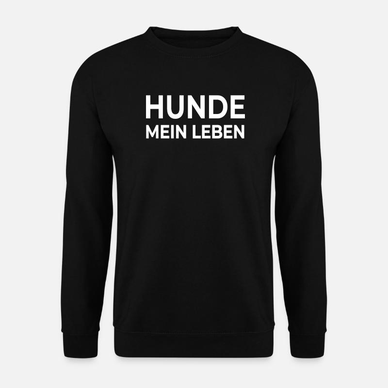 Hunde - Unisex Pullover - Schwarz