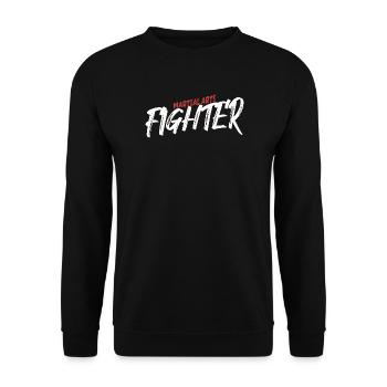MMA de combat d’arts martiaux - Sweat-shirt Unisexe - noir - Devant - Alina (178cm) & Michal (187cm)