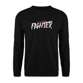 Maillot de combattant de kickboxing - Sweat-shirt Unisexe - noir - Devant - Alina (178cm) & Michal (187cm)