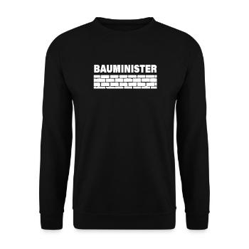 BAUMINISTER - Unisex Pullover - Schwarz - Vorne - Alina (178cm) & Michal (187cm)