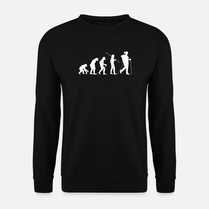 Evolution Hiking Woman Hiker - Unisex Sweatshirt - black