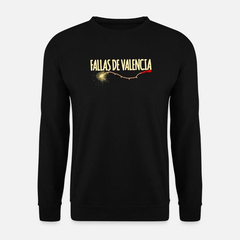 Fallas De Valencia Traca - Unisex Pullover - Schwarz