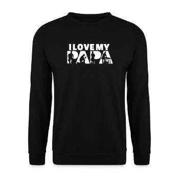 Carpenter Definition Funny Woodworker Joiner Gift - Unisex Sweatshirt - black - Front - Alina (178cm) & Michal (187cm)