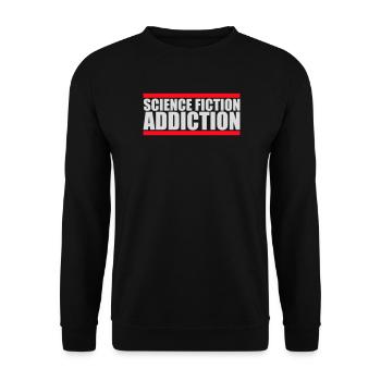 Citation d’amateur de science-fiction accro à la science-fiction - Sweat-shirt Unisexe - noir - Devant - Alina (178cm) & Michal (187cm)