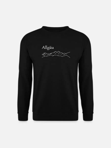 Allgäu Berge - Unisex Pullover - Schwarz