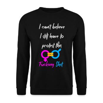 Equality - Unisex Sweatshirt - black - Front - Alina (178cm) & Michal (187cm)