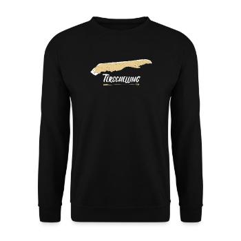 Terschelling | Carte rétro vintage - Sweat-shirt Unisexe - noir - Devant - Alina (178cm) & Michal (187cm)