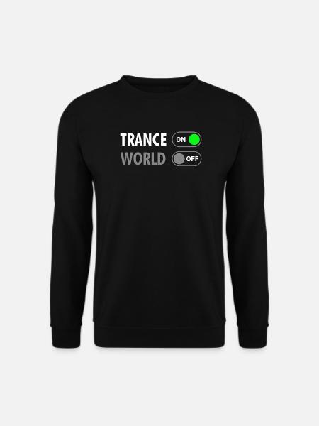 Trance On World Off - Rave Style - Unisex Pullover - Schwarz