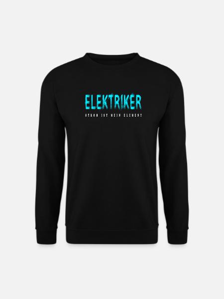Elektriker Handwerker Design - Unisex Pullover - Schwarz