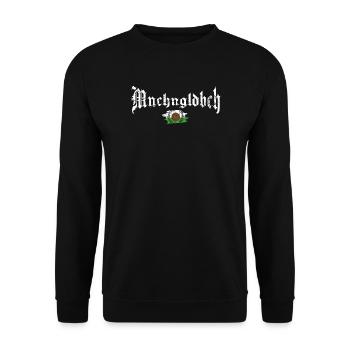 Mönchengladbach Fußball - Unisex Pullover - Schwarz - Vorne - Alina (178cm) & Michal (187cm)