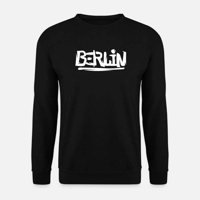 Berlin Graffiti - Stadt Liebe Brandenburg - Unisex Pullover - Schwarz