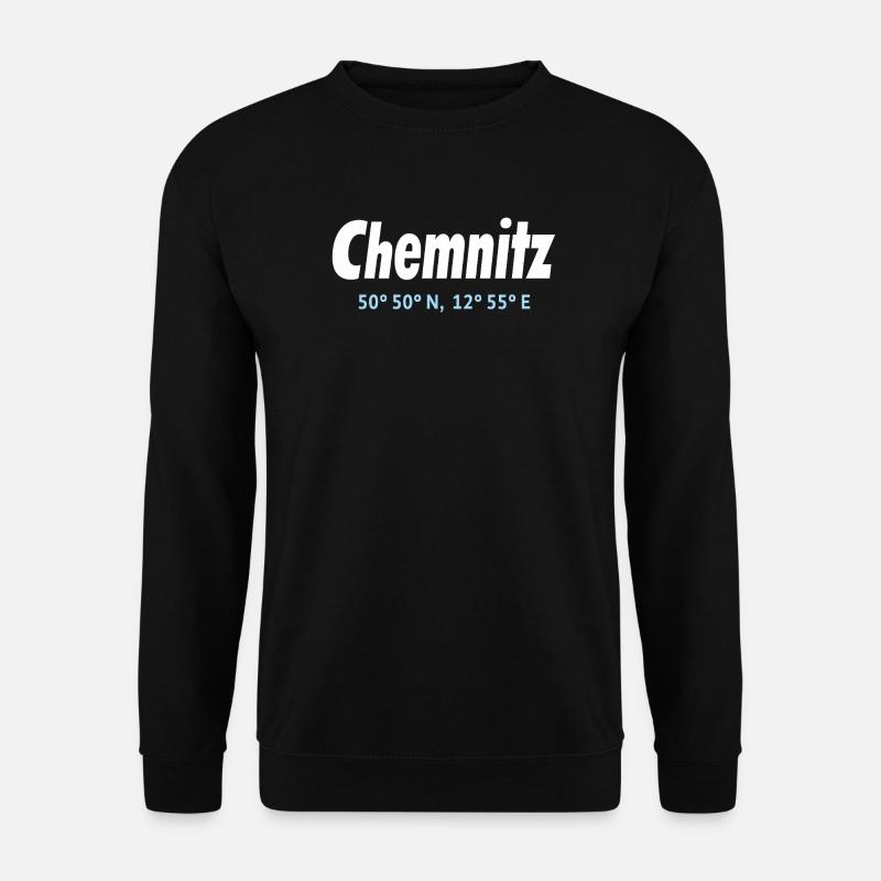 Chemnitz coordinates - Unisex Sweatshirt - black