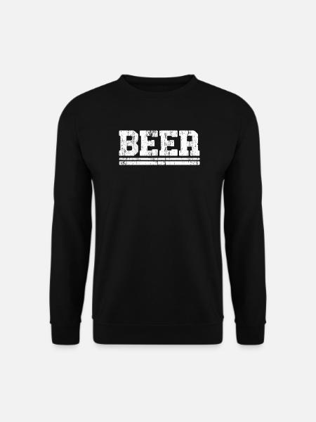 Trendiges Bierkunst-Design für T-Shirts - Unisex Pullover - Schwarz