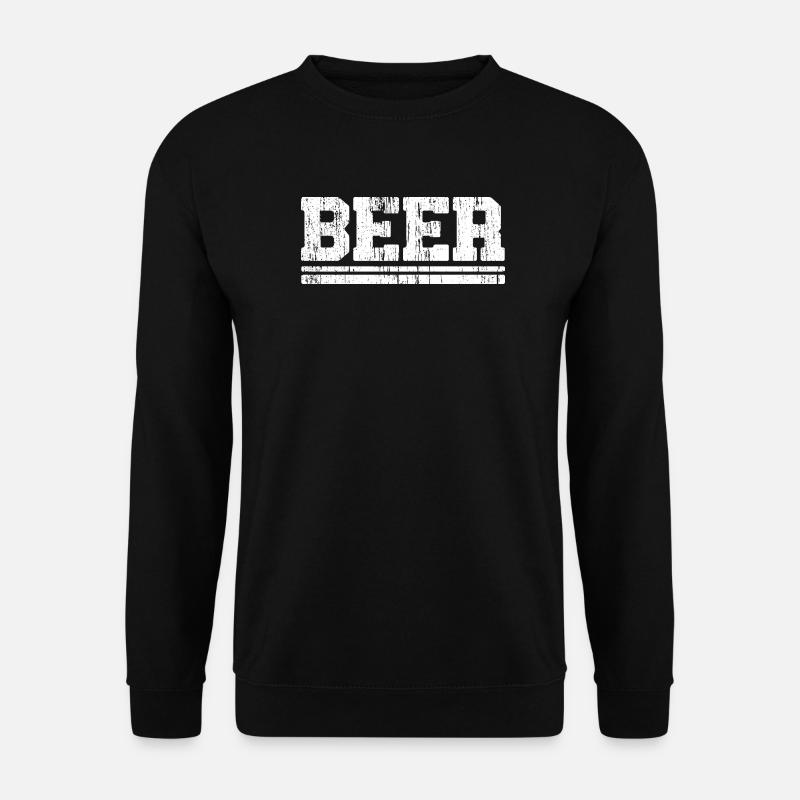 Trendiges Bierkunst-Design für T-Shirts - Unisex Pullover - Schwarz