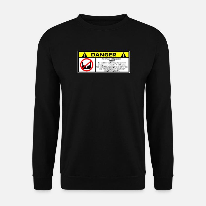 Gefahr Turbo - Unisex Pullover - Schwarz