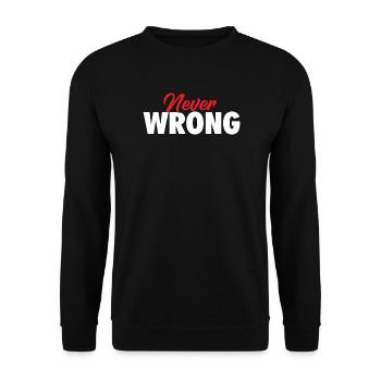 Jamais se tromper Faire des couples en couple drôle pour la Saint-Valentin - Sweat-shirt Unisexe - noir - Devant - Alina (178cm) & Michal (187cm)