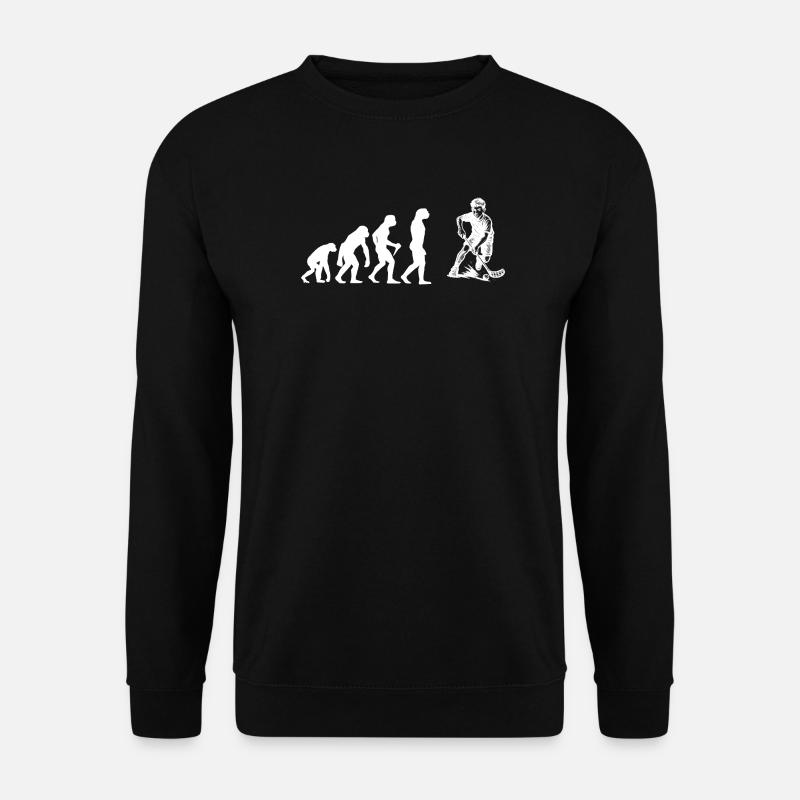 Einfach Floorball zeitloses Design - Unisex Pullover - Schwarz