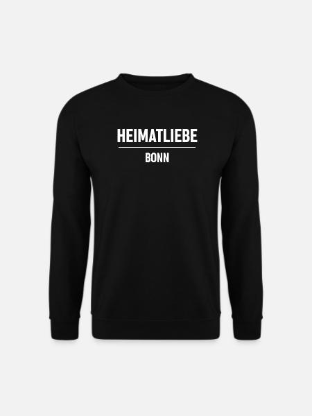 Heimatliebe Bonn - Unisex Pullover - Schwarz