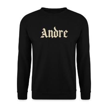 Andre Gothic Romance - Unisex Sweatshirt - black - Front - Alina (178cm) & Michal (187cm)