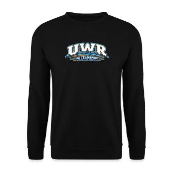 Unterwasser Rugby 3D Teamsport - Unisex Pullover - Schwarz - Vorne - Alina (178cm) & Michal (187cm)